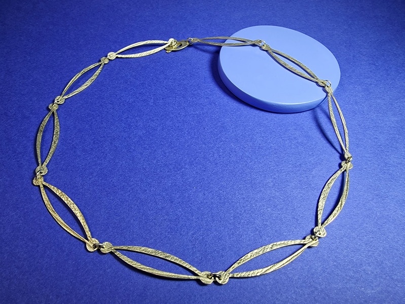 gouden collier lineair * stofpatroon: geOogst - Afbeelding 4