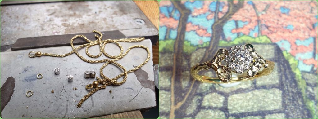 Blog over sieraden van oud goud en goud omsmelten. Goudsmid Oogst Amsterdam.