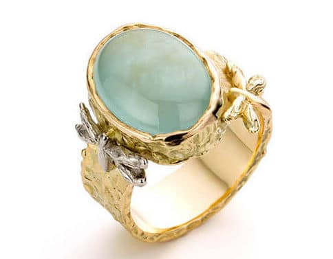 Blog geboortestenen. Handgemaakte sieraden uit het Oogst atelier met een maandsteen.