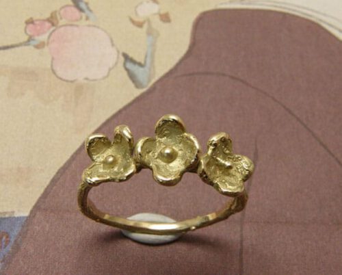 Geelgouden ring In Bloei