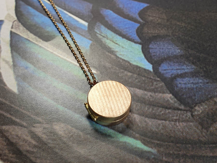 Roségouden medaillon Japonais. Hanger. Pendant rose gold Medaillion. Oogst goudsmid Amsterdam