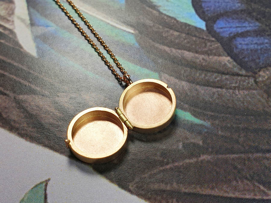 Roségouden medaillon Japonais. Hanger. Pendant rose gold Medaillion. Oogst goudsmid Amsterdam