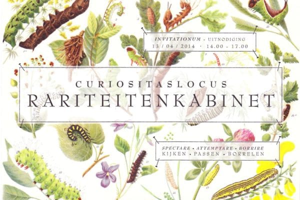 Uitnodiging voor de Oogst 'Rariteitenkabinet' collectie