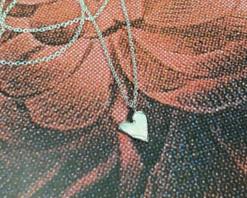 Hanger hartje zilver. Silver Heart pendant. Oogst ontwerp & creatie