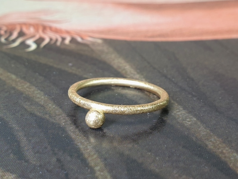 yellow gold 'Berries' ring