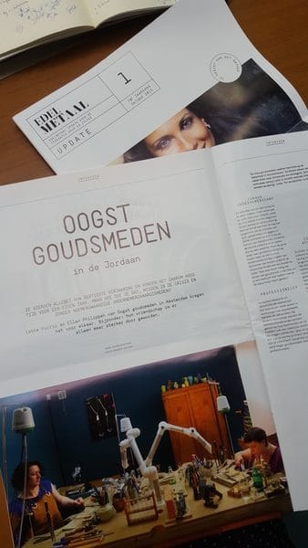 Oogst in de media, In vakblad Edelmetaal, oktober 2015