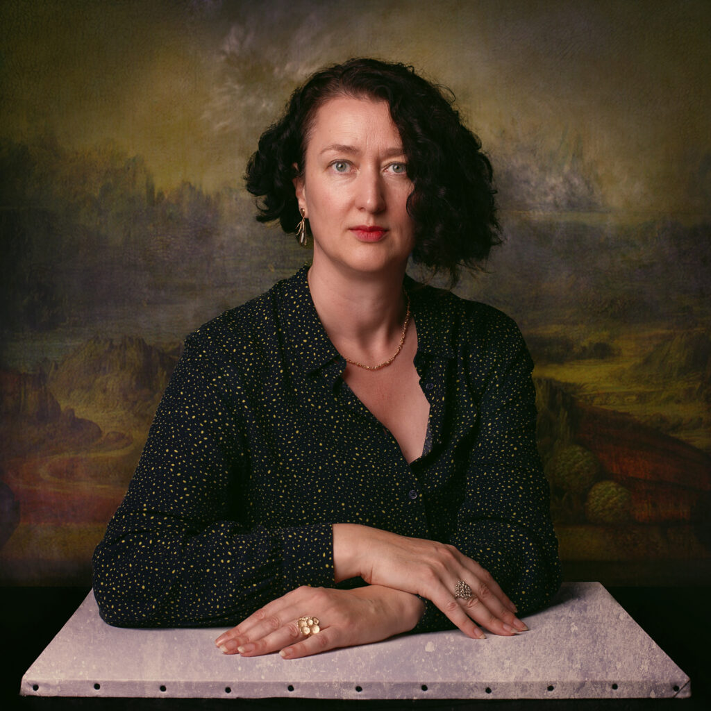 Oogst Goudsmeden op de foto bij Hans Bremmers. Mona Lisa serie.