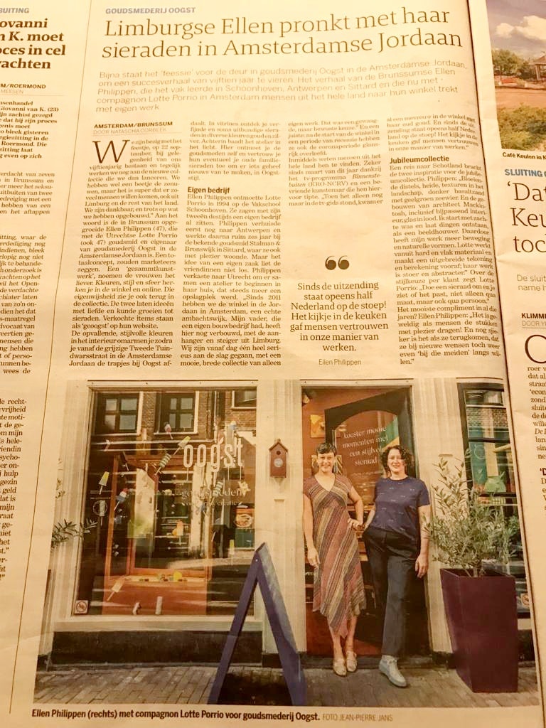 Oogst in krant De Limburger sept 2023