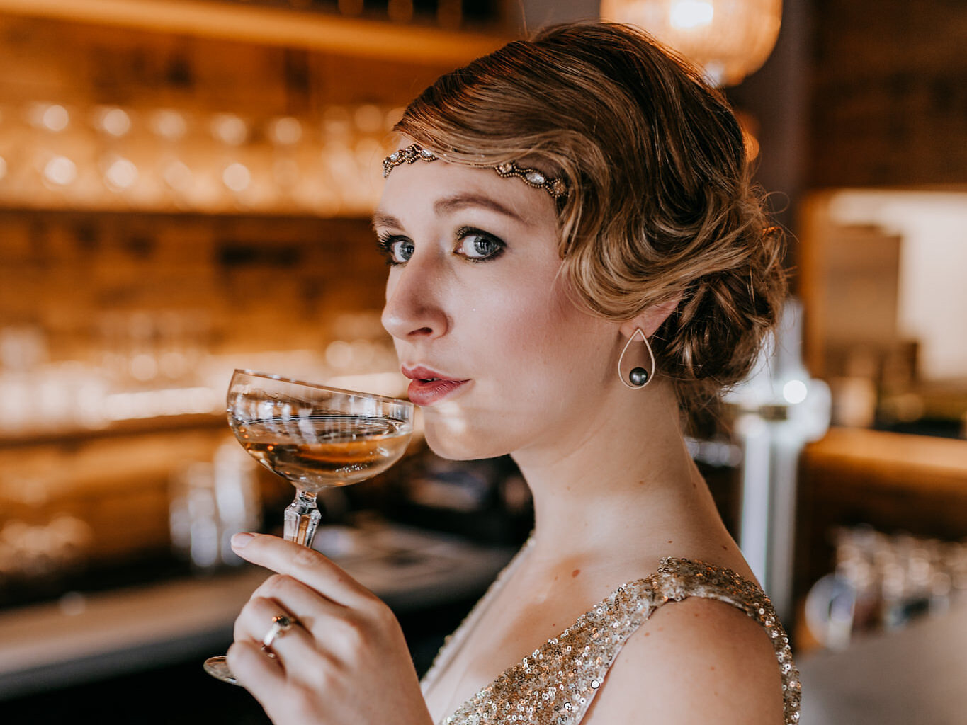Fotoshoot great gatsby bruiloft, Oogst Goudsmeden Amsterdam