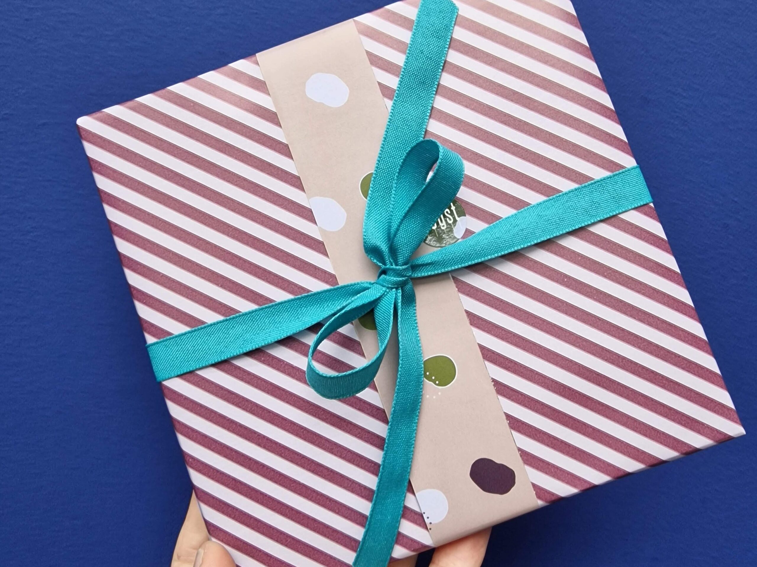 Vrolijk ingepakt Oogst cadeau.